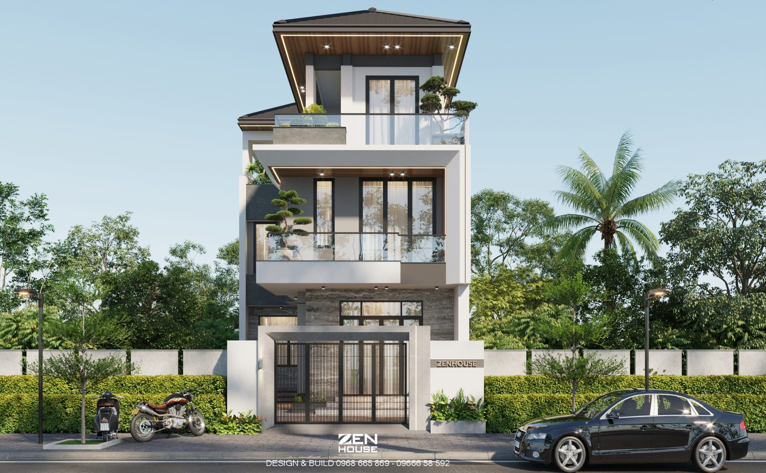 Biệt thự 3 tầng