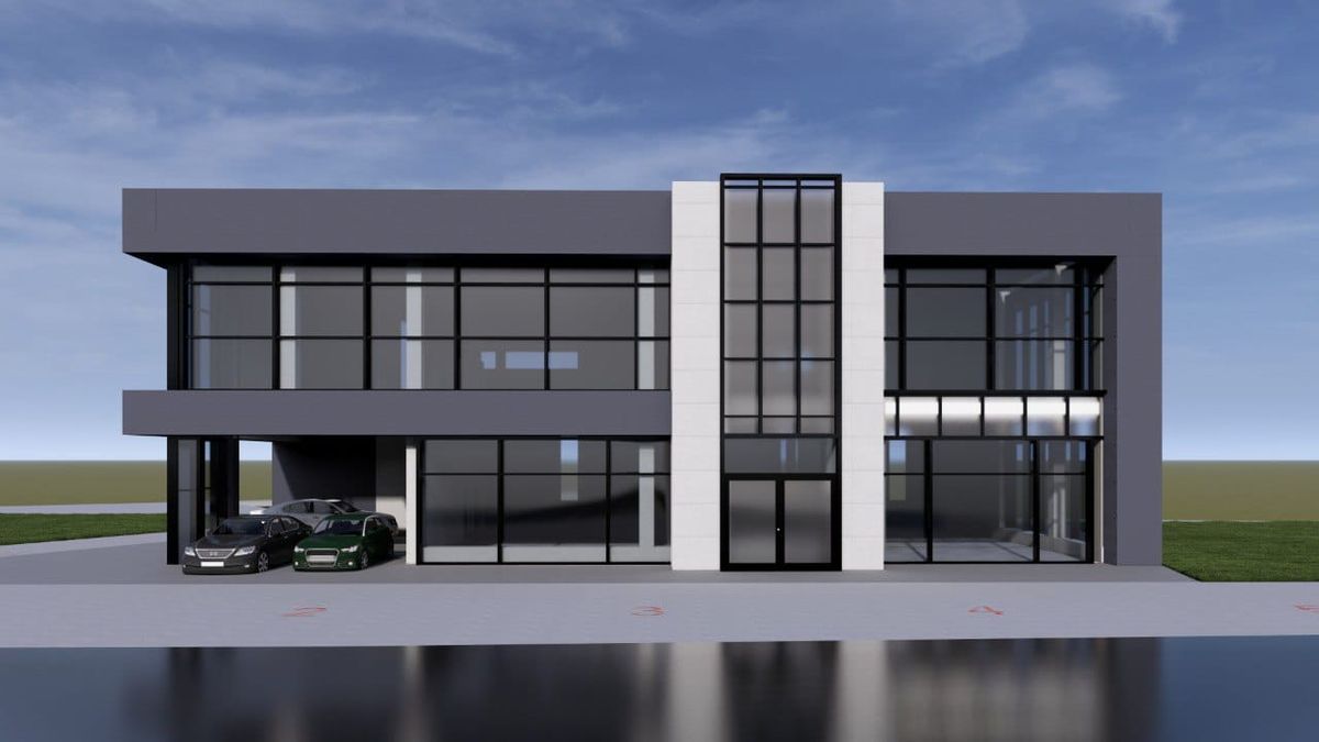 Tòa nhà thương mại hiện đại